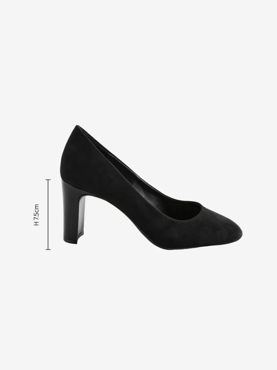 Noir - Chaussures de cour à bout rond