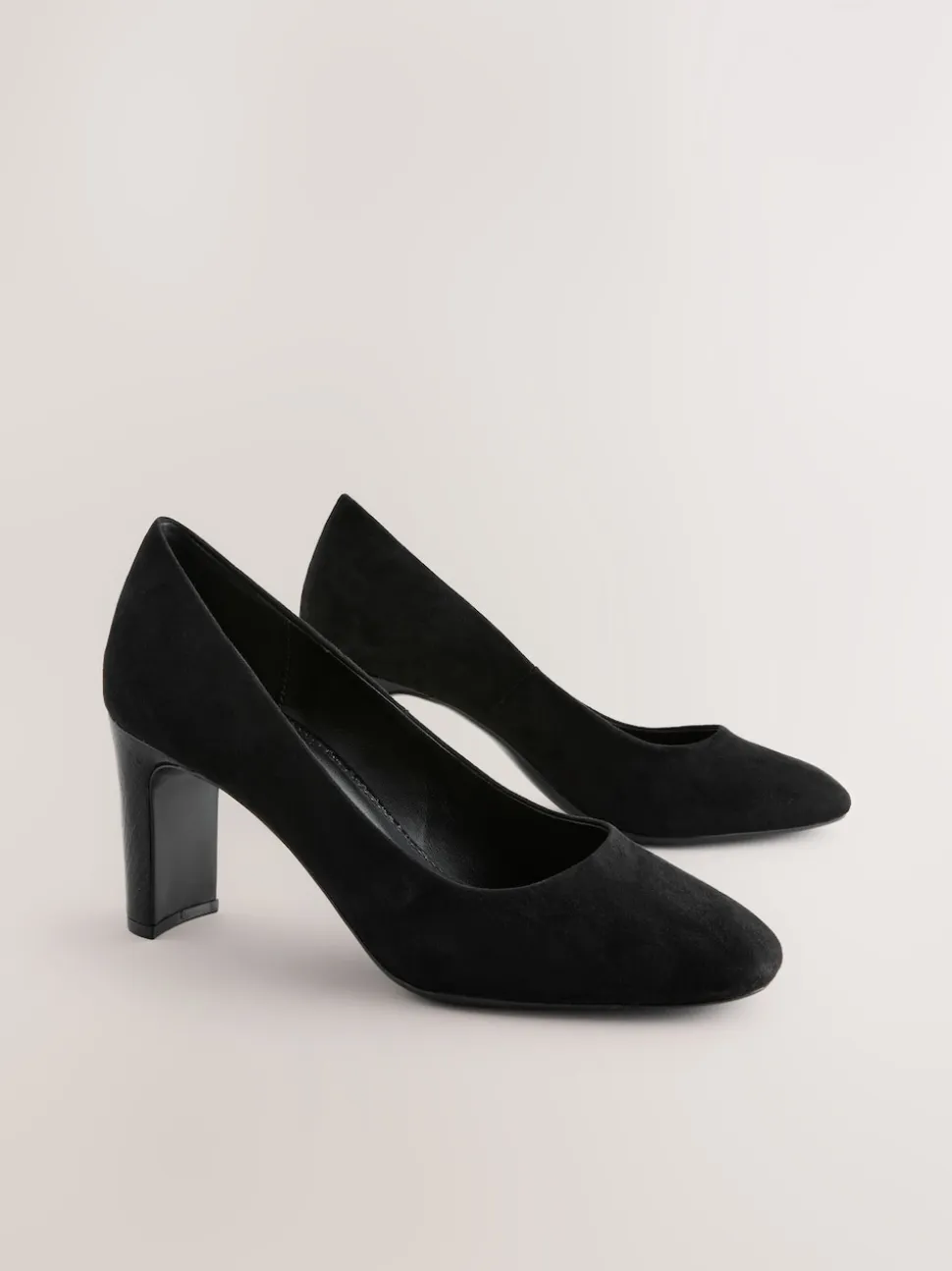 Noir - Chaussures de cour à bout rond