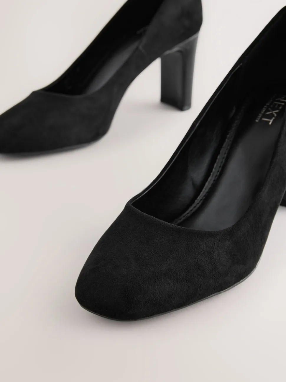 Noir - Chaussures de cour à bout rond
