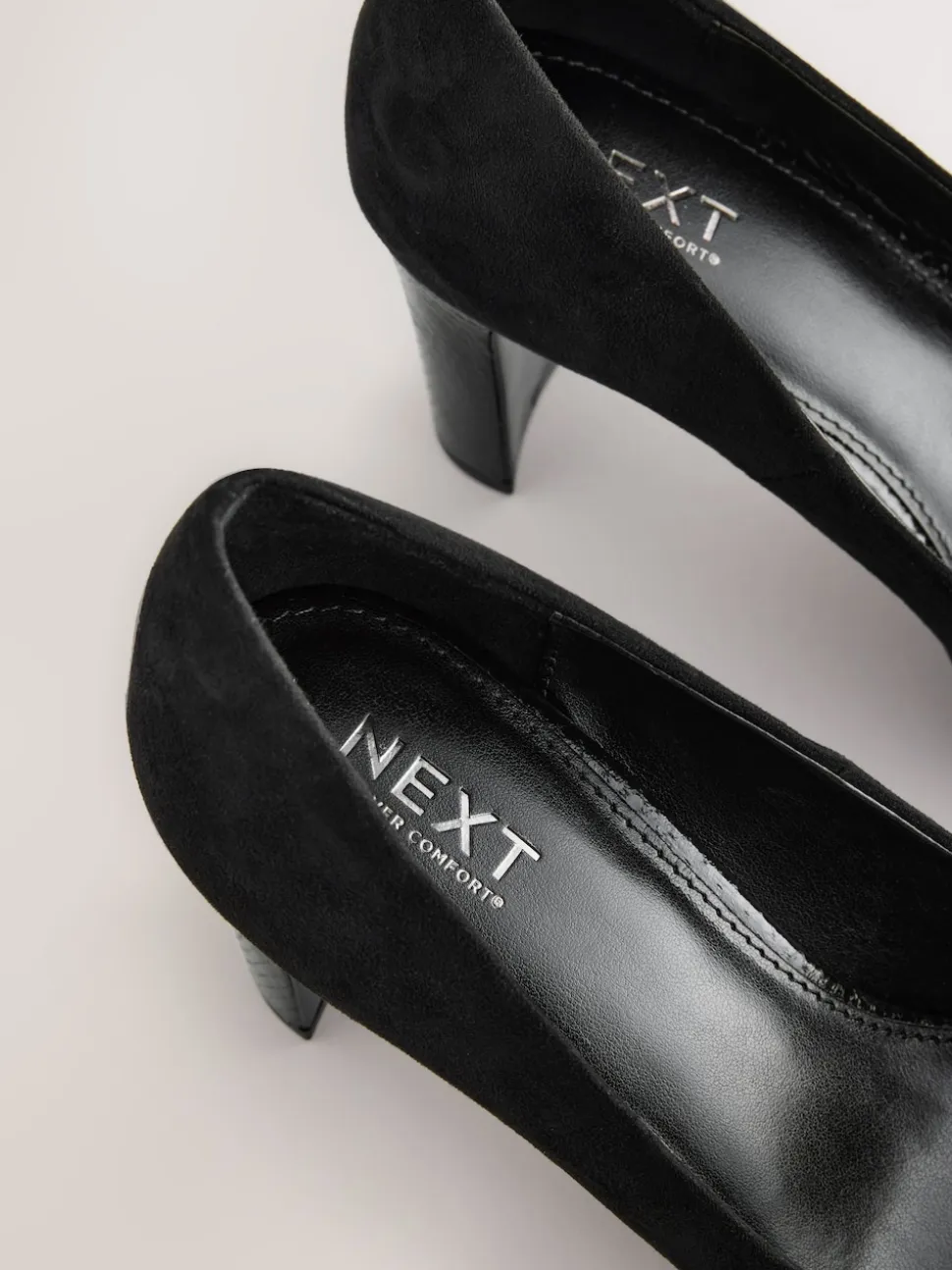 Noir - Chaussures de cour à bout rond