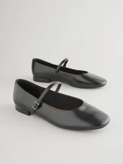 Noir - Chaussures Mary Jane à bout rond