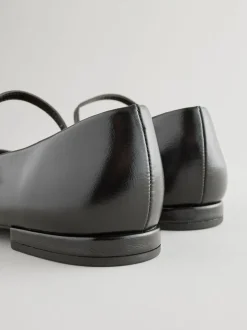 Noir - Chaussures Mary Jane à bout rond