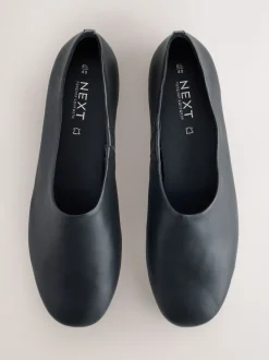 Noir - Chaussures plates Forever Comfort® montantes en cuir