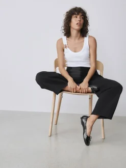 Noir - Chaussures plates Forever Comfort® à bout carré avec nœud