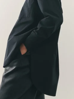 Noir - Chemise décontractée en pur coton Simply Ordinary