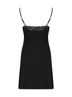Noir - Chemise Pour Moi Sofa Loves Dentelle support caché en jersey fendu