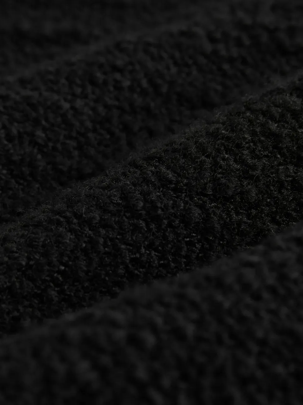 Noir - Chemise-chemise bouclée