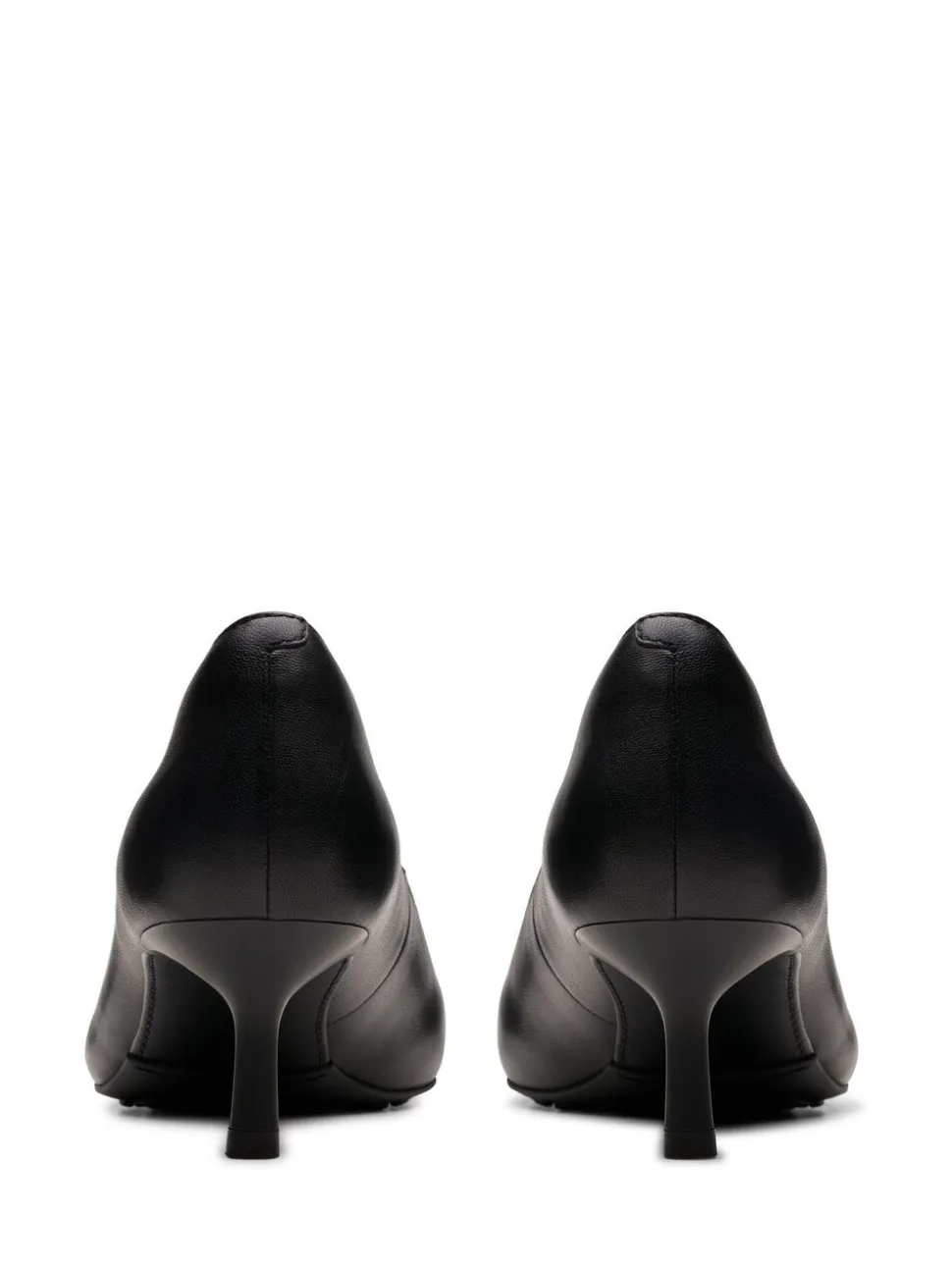 Noir - Clarks Leather Adela Court Shoes