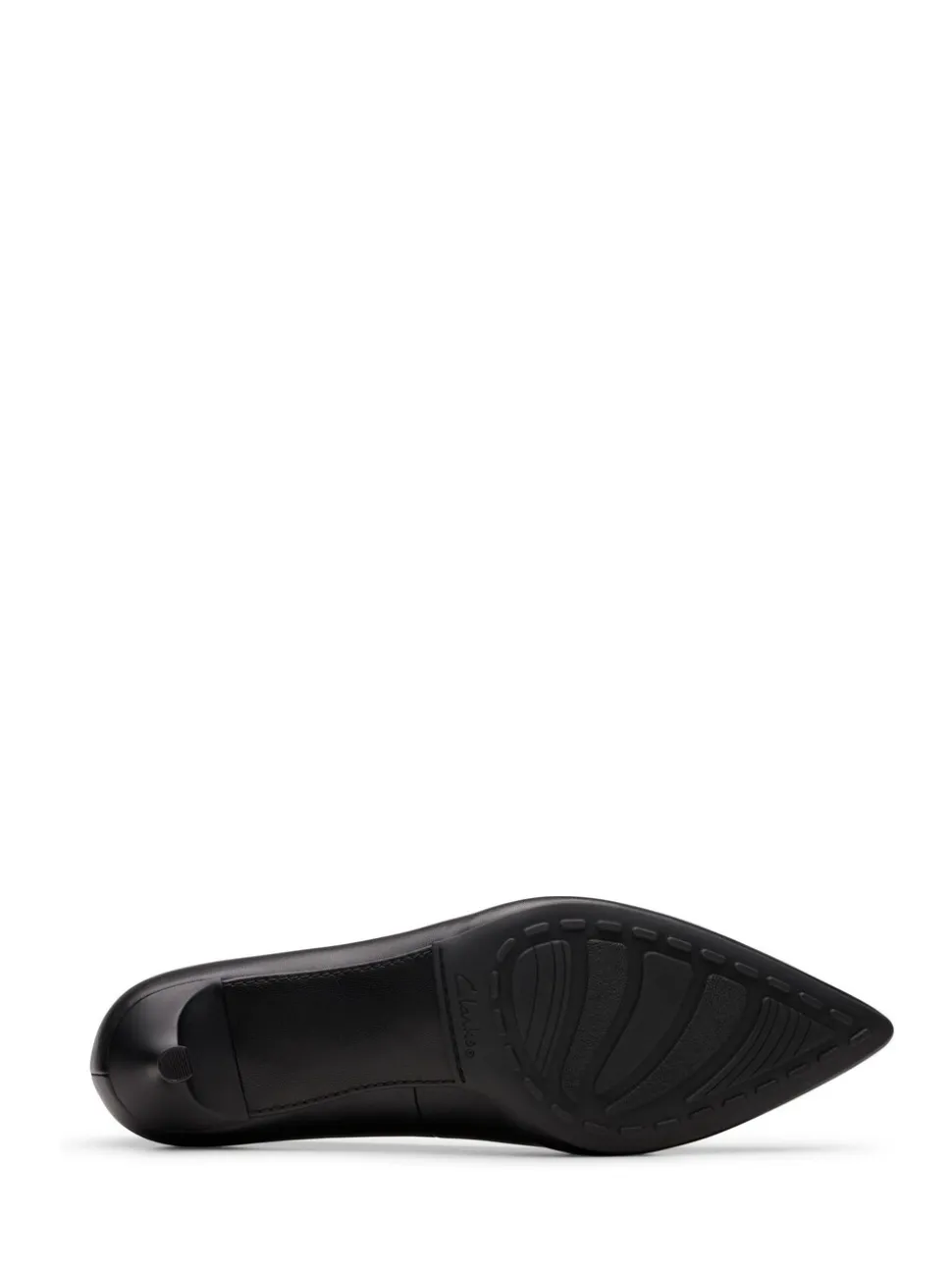 Noir - Clarks Leather Adela Court Shoes