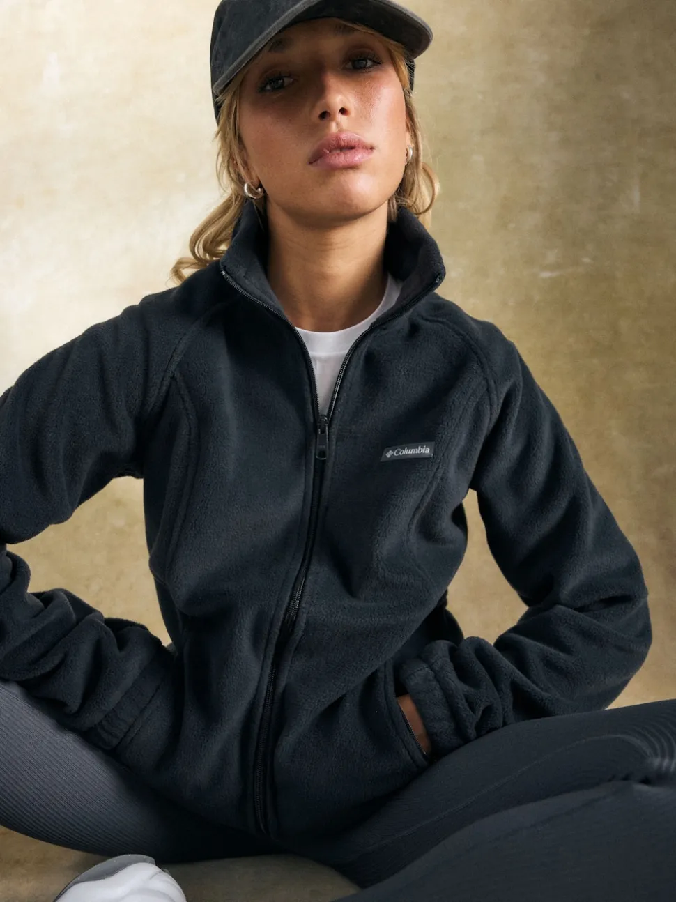 Noir - Columbia Womens Benton Springs Half Snap Pullover Fleece