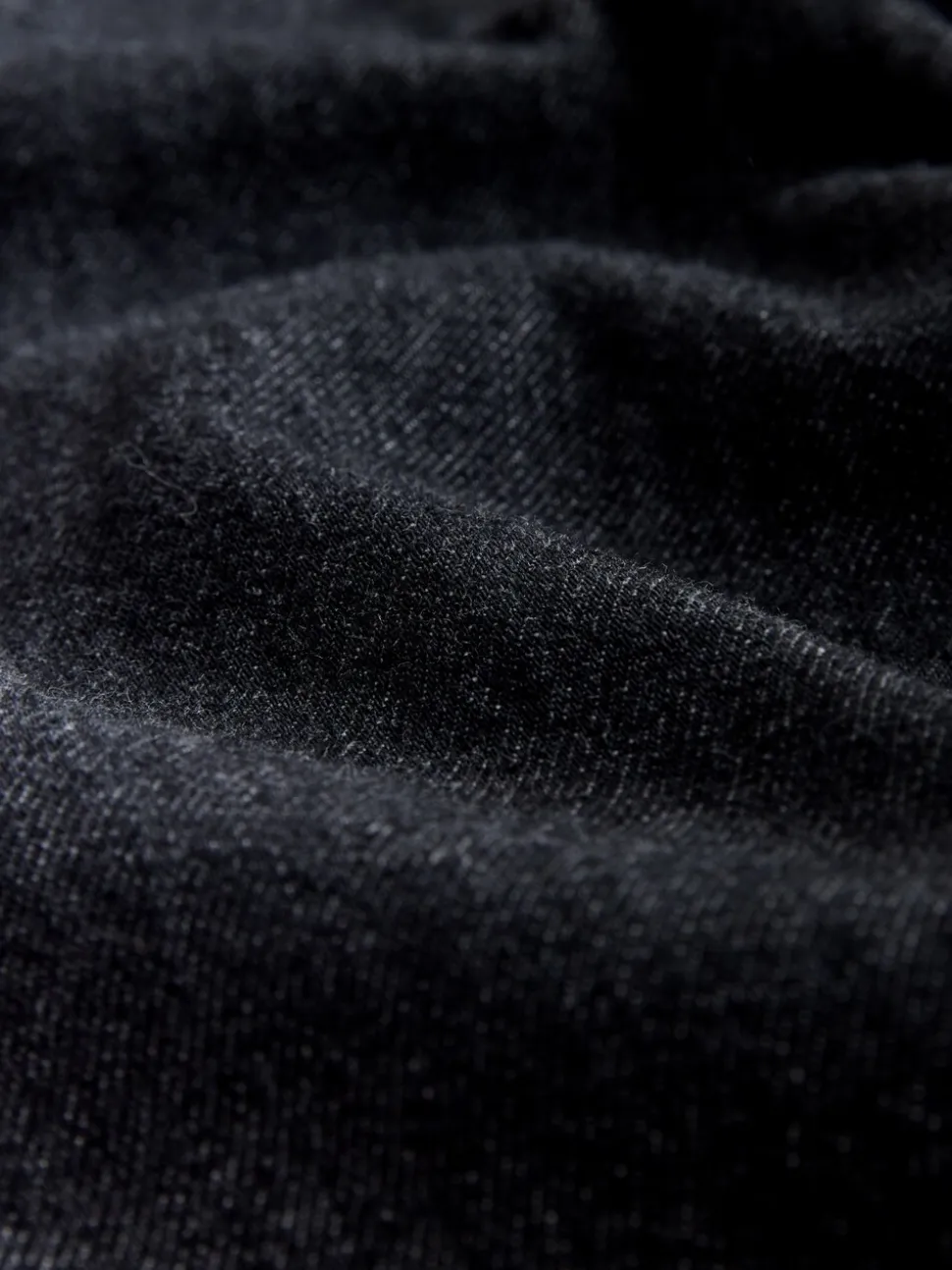 Noir - Combinaison en Denim de Grossesse