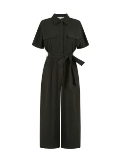 Noir - Combinaison utilitaire Yumi coupe décontractée