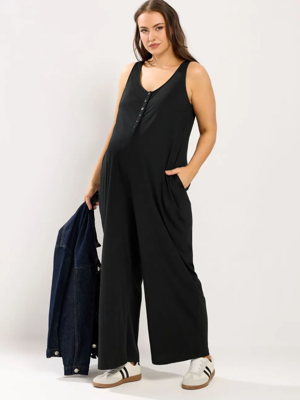 Noir - Combinaison Yours Curve Grossesse et allaitement