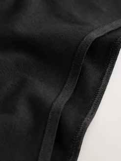 Noir - Culotte en coton riche 7 Pack