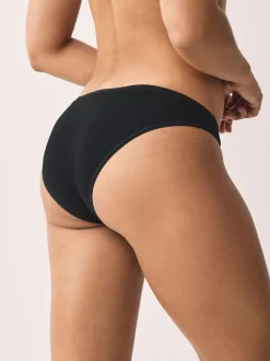 Noir - Culotte en coton riche 5 Pack