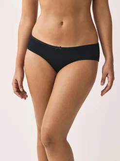 Noir - Culotte en coton riche 5 Pack