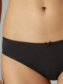 Noir - Culotte en microfibre 7 Pack