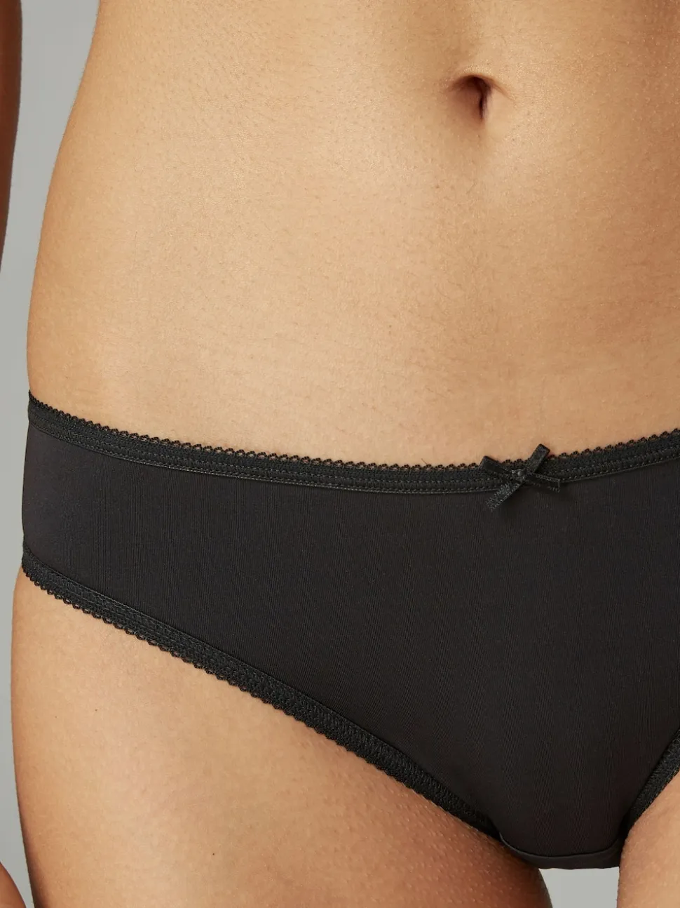 Noir - Culotte en microfibre 7 Pack