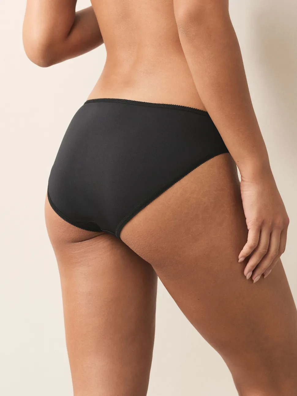 Noir - Culotte en microfibre 10 Pack