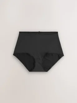Noir - Culotte en microfibre 10 Pack