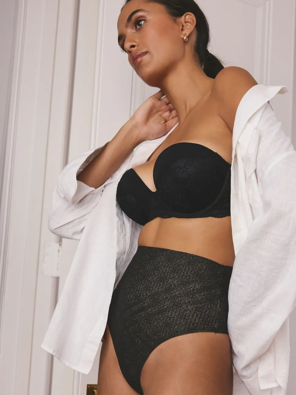 Noir - Culotte gainante sculptante de qualité supérieure N.