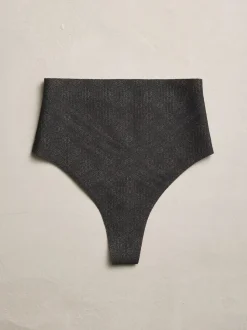 Noir - Culotte gainante sculptante de qualité supérieure N.