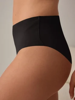 Noir - Culotte No VPL Tummy Control Shaping