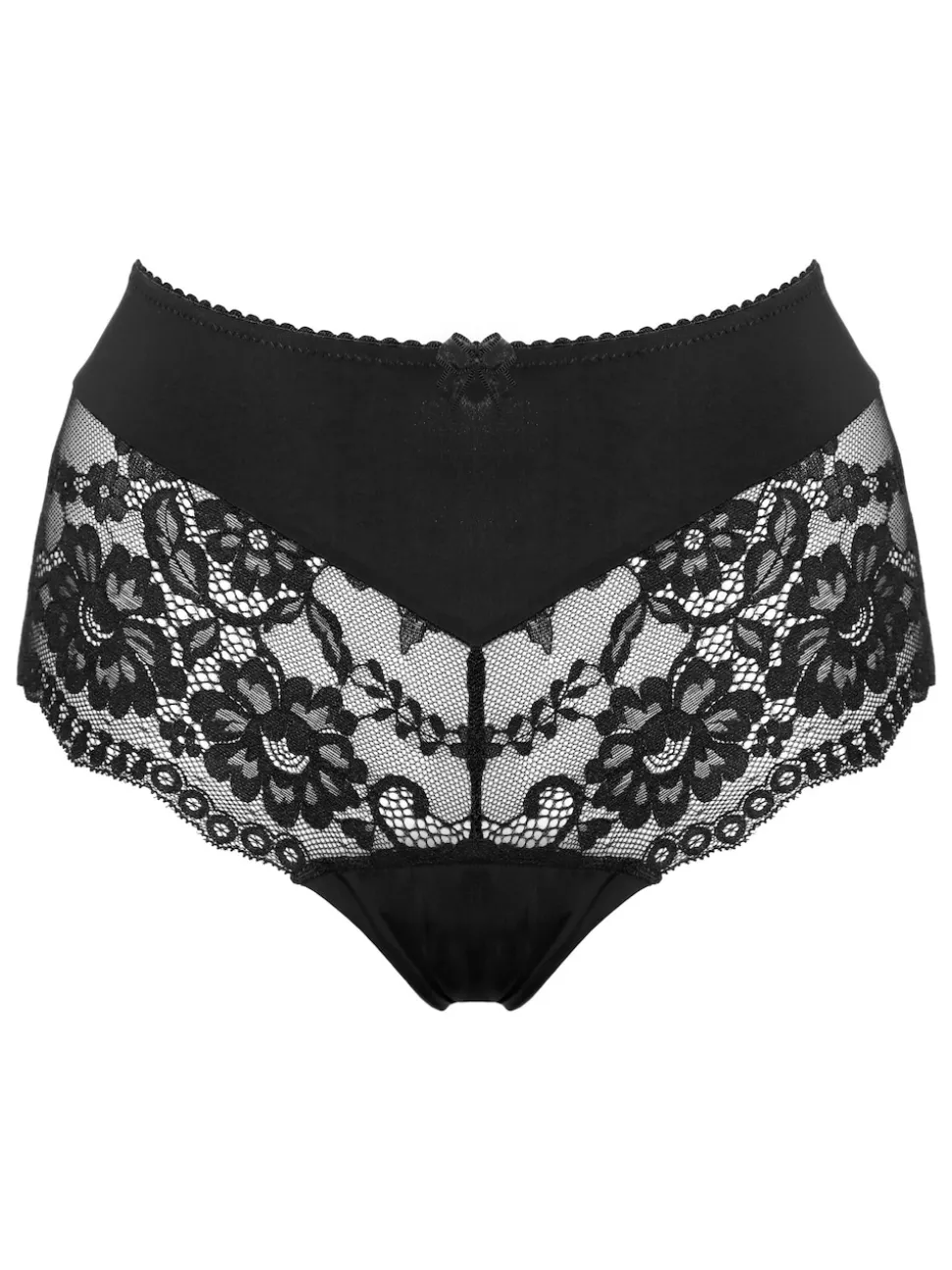 Noir - Culotte Pour Moi Fleur effrontée en forme de V