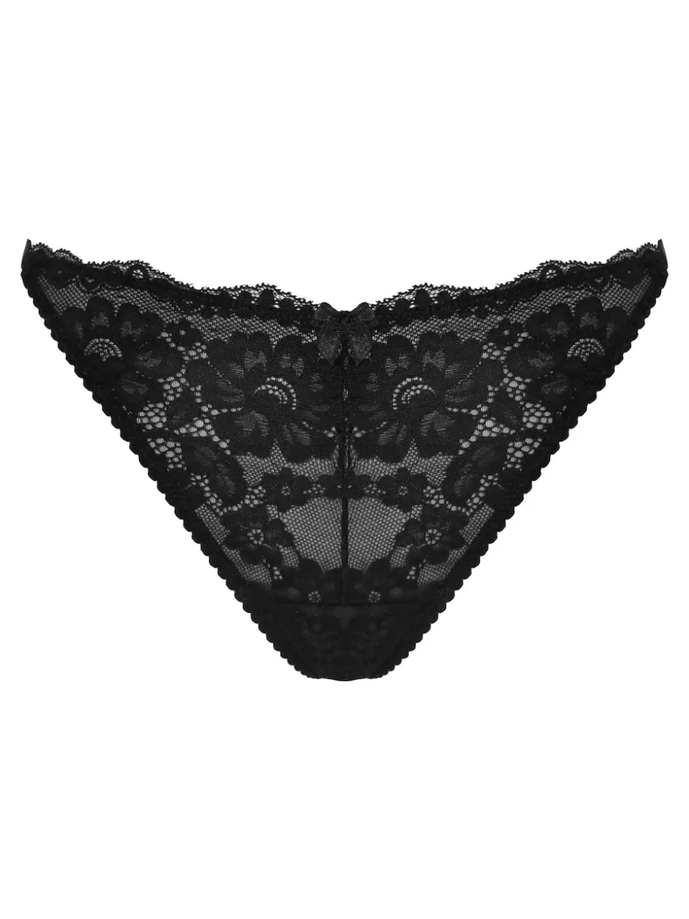 Noir - Culotte Pour Moi Fleur effrontée en forme de V
