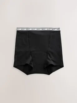 Noir - Culotte pour règles abondantes 2 Pack