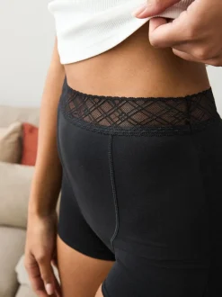 Noir - Culotte périodique à débit moyen 2 Pack