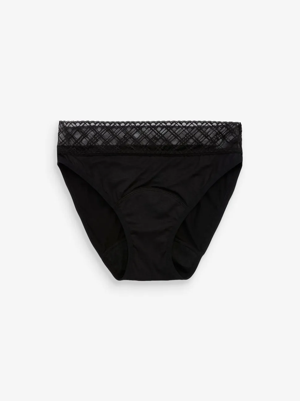 Noir - Culotte périodique à débit moyen 2 Pack