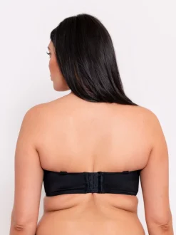 Noir - Curvy Kate Luxe soutien-gorge sans bretelles