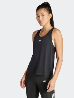 Noir - Débardeur adidas Train Essentials à dos nageur minimaliste