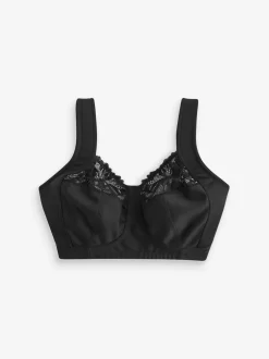 Noir - DK Ultimate Comfort Cup Soutien-gorge à bretelles rembourrées sans armatures avec soutien latéral