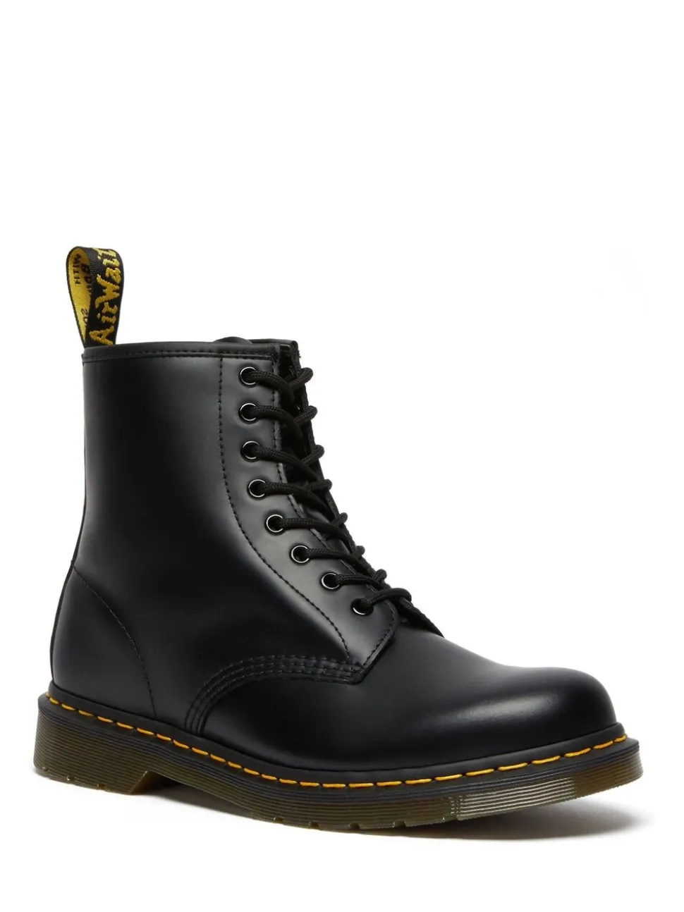 Noir - Dr. Martens 1460 Bottes/Bottines en cuir Unisexe Dentelle lisse