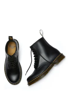 Noir - Dr. Martens 1460 Bottes/Bottines en cuir Unisexe Dentelle lisse