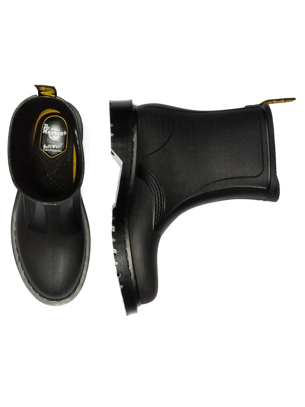 Noir - Dr. Martens 1460 Bottes/Bottines en Pvc de pluie