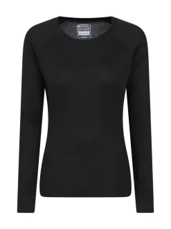 Noir - Ensemble Mountain Warehouse Talus haut thermique et jogging femme