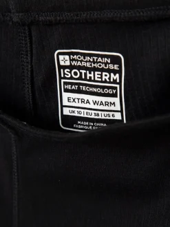Noir - Ensemble Mountain Warehouse Talus haut thermique et jogging femme