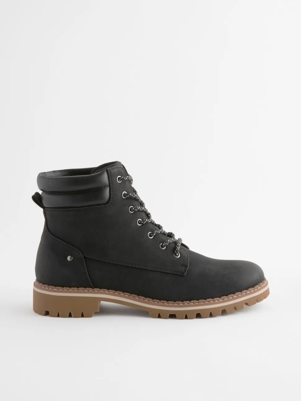 Noir - Forever Comfort® Casual Lace-Up Ankle Boots