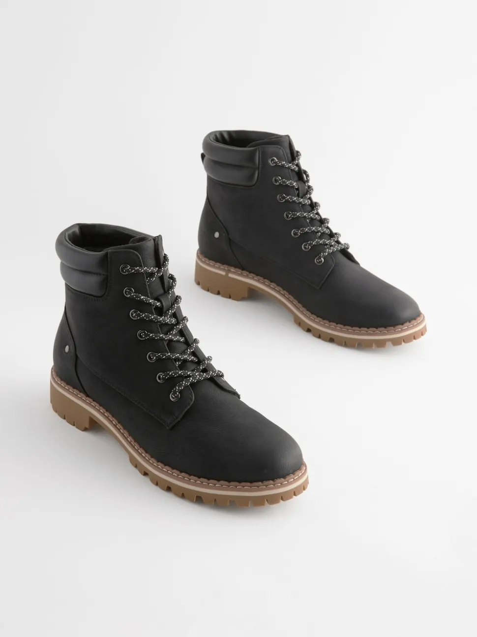 Noir - Forever Comfort® Casual Lace-Up Ankle Boots