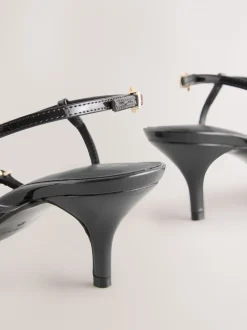 Noir - Forever Comfort® Kitten heel à lanières multiples et boucles