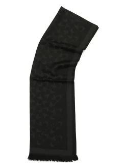 Noir - Foulard COACH Bias Signature C Oblong