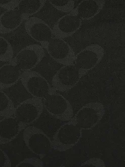 Noir - Foulard COACH Bias Signature C Oblong