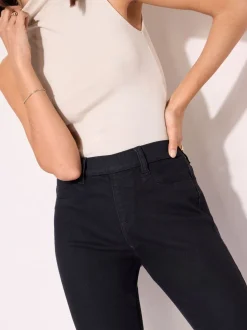 Noir - Friends Like These Taille élastiquée Denim Jeggings