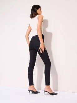 Noir - Friends Like These Taille élastiquée Denim Jeggings