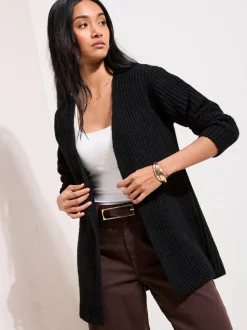 Noir - Friends Like These cardigan long épais