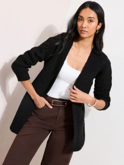 Noir - Friends Like These cardigan long épais