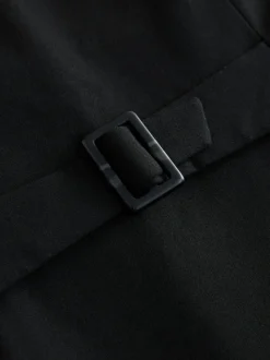Noir - Gilet habillé avec laine